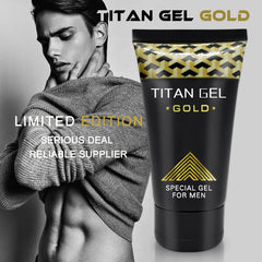 TITAN GEL GOLD Special Gel for Men (50ml) | Intimate Gel Lubricant for Penis Enlargement, Longer Sex, and Sexual Enhancement