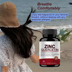 Zinc and Quercetin Capsule (120 capsules, 800mg quercetin, 22mg zinc)