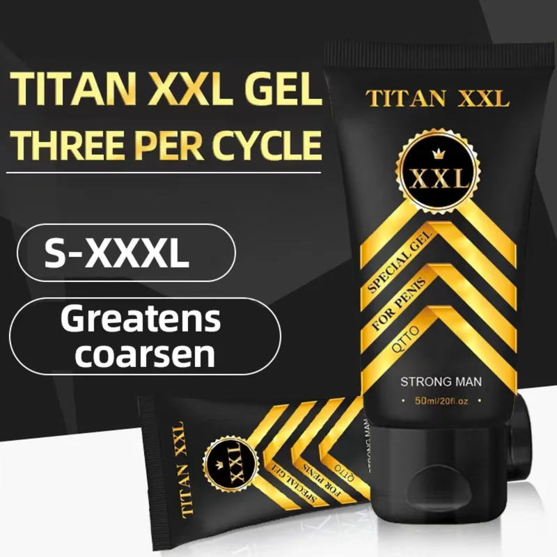 TITAN XXL Special Gel for Penis Enlargement (50ml) | Topical Gel for Bigger, Thicker and Stronger Penis