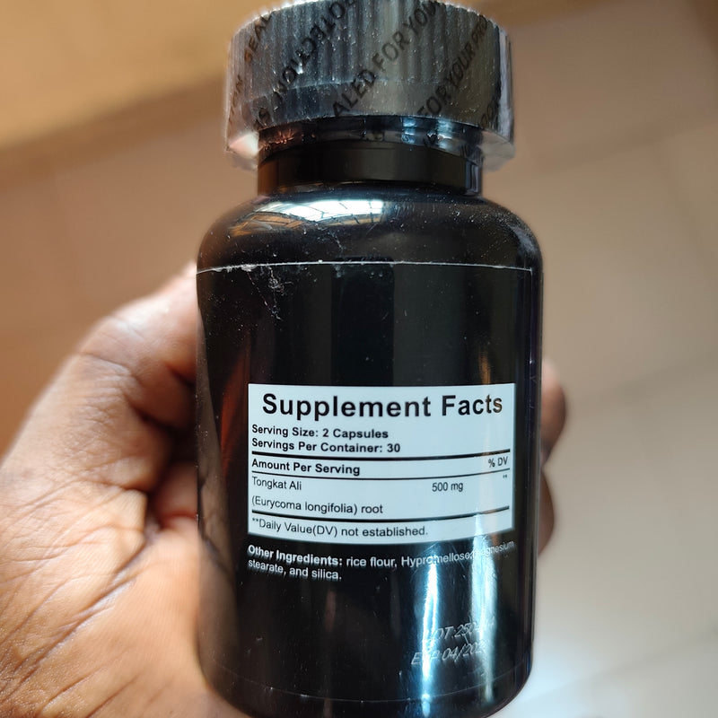 LOCRED Longjack (Tongkat Ali) Capsules (500mg) | Dietary Supplement for Testosterone, Libido, Erectile Dysfunction, Energy, and Sexual Performance