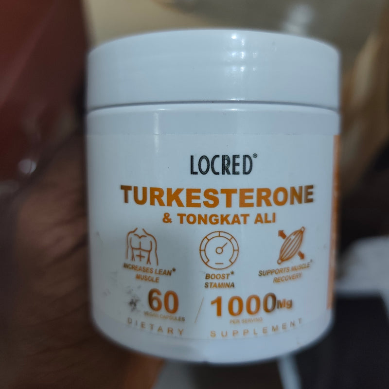 Turkesterone and Tongkat Ali Capsules with Colostrum (500mg Turkesterone, 250mg Tongkat Ali, 250mg Colostrum)