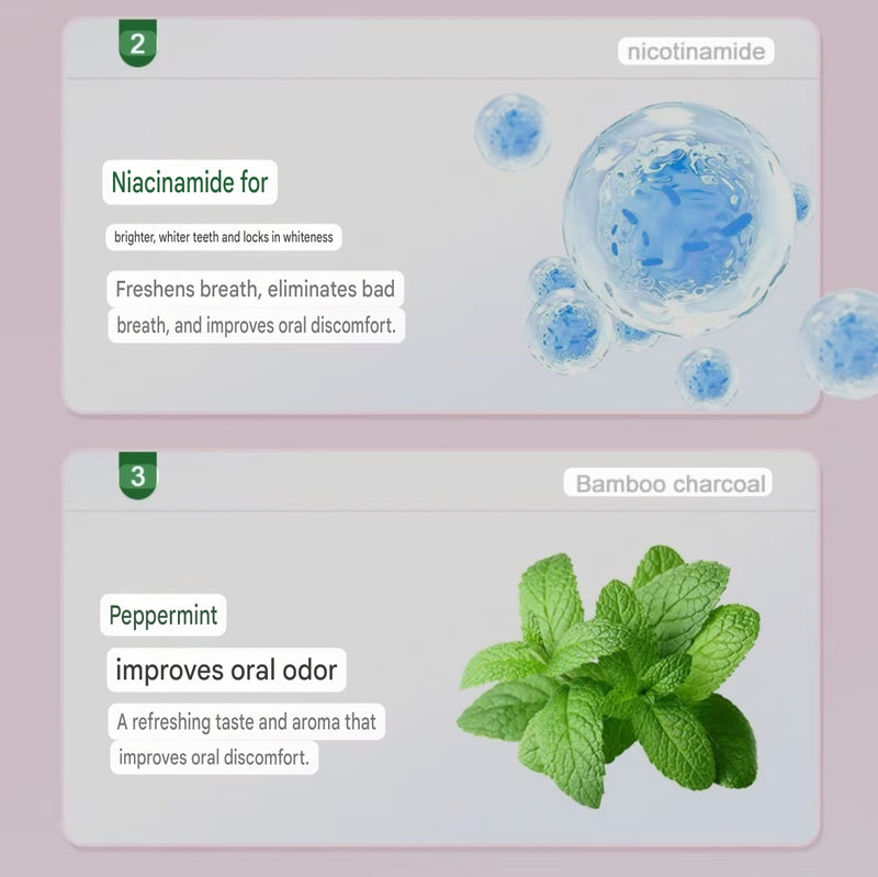 Bamboo Charcoal Whitening Toothpaste (100grams) | Herbal Toothpaste for Stubborn Stains, Fresh Breath, Plaque, Healthy Gums, and Teeth Whitening