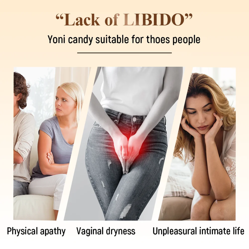 Yoni Candy (100grams, Yellow) | Sugar Lumps for Boosting Libido, Vaginal Wetness, and Sexual Pleasure