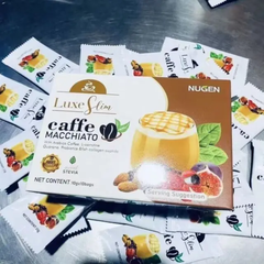 NUGEN Caffe Macchiato Drink with Arabica Coffee, L-Carnitine, and Collagen