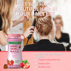 BIYODE Hair, Skin & Nails Gummies (80 gummies)