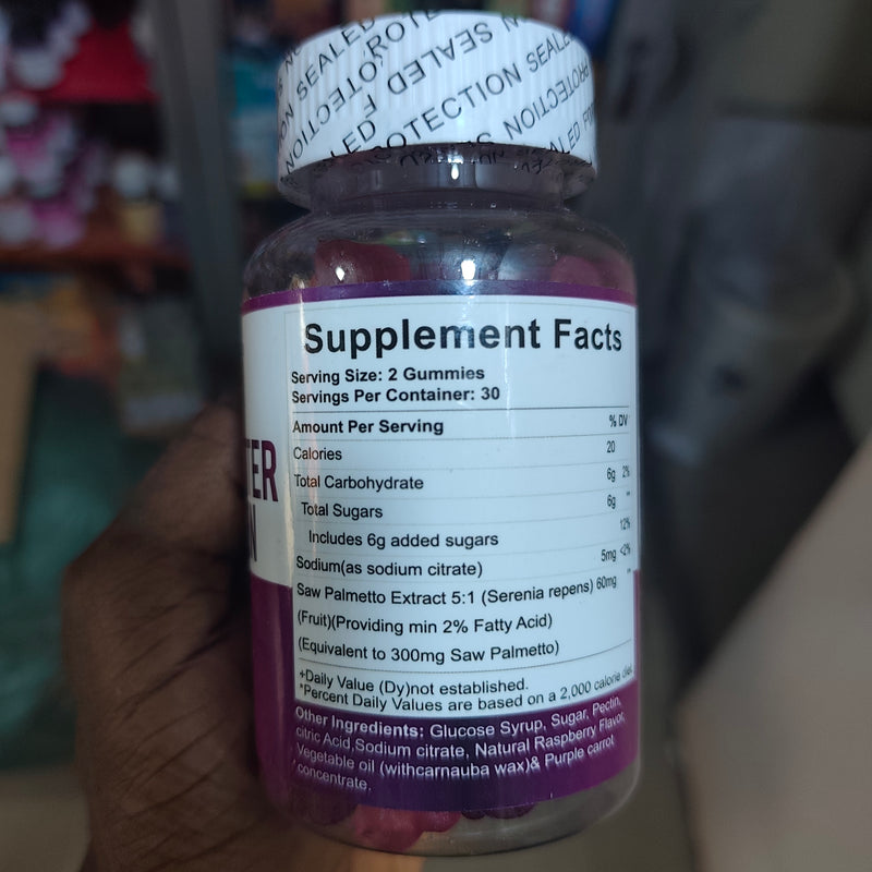 Libido Booster for Women Gummies with Saw Palmetto | Dietary Supplement for Low Libido, Hormonal Balance, and Sexual Health