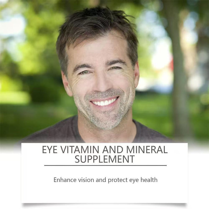 Eye Vitamin and Mineral Capsule | Dietary Supplement for Eye Strain, Dry Eyes, Eye Fatigue, Itchy Eyes, and Vision Care