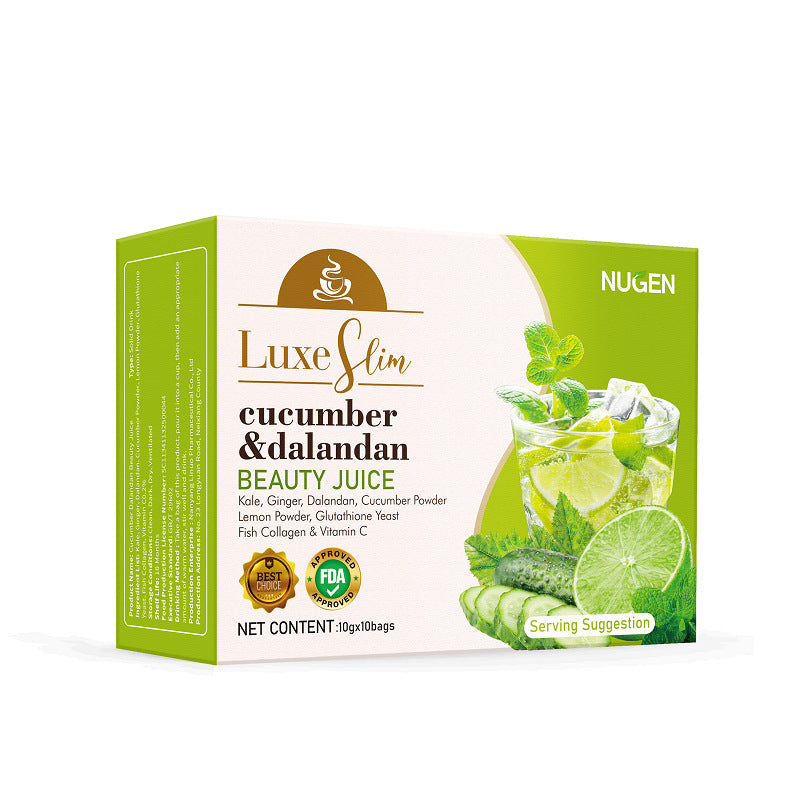 NUGEN Cucumber and Dalandan Beauty Juice with Kale, Ginger and Lemon