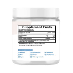 Colostrum Powder (120grams, 2000mg bovine colostrum, Unsweetened) | Dietary Supplement for Immunity, Tract Health, Muscle Recovery, and Energy