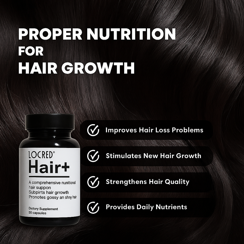Hair+ Growth Capsule | Dietary Supplement for Hair Loss Problems, New Hair Growth, Scalp Care, and Shiny Hair