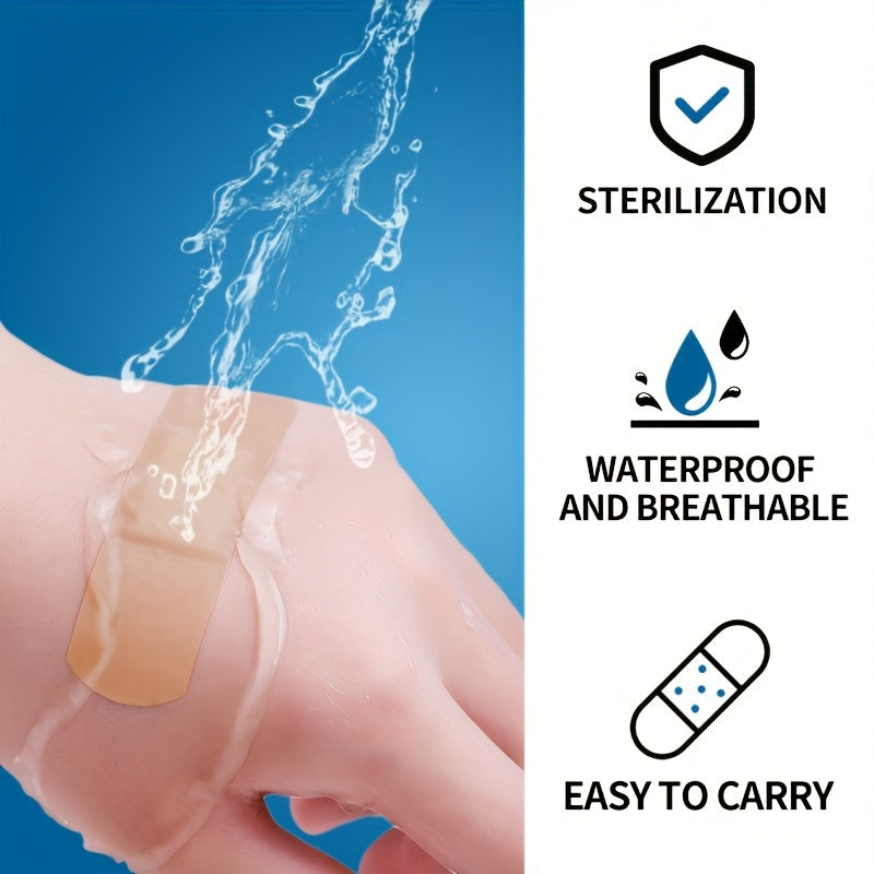 Wounds Bandage (50 strips) | Flexible, Breathable and Durable Antiseptic Plastic Strips