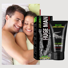 JJLBRO Huge Men Cream for Penis Enlargement (50ml) | Topical Cream for Bigger Penis, Longer Sex, and Sexual Confidence