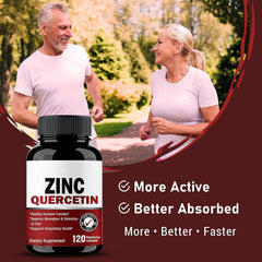 Zinc and Quercetin Capsule (120 capsules, 800mg quercetin, 22mg zinc)