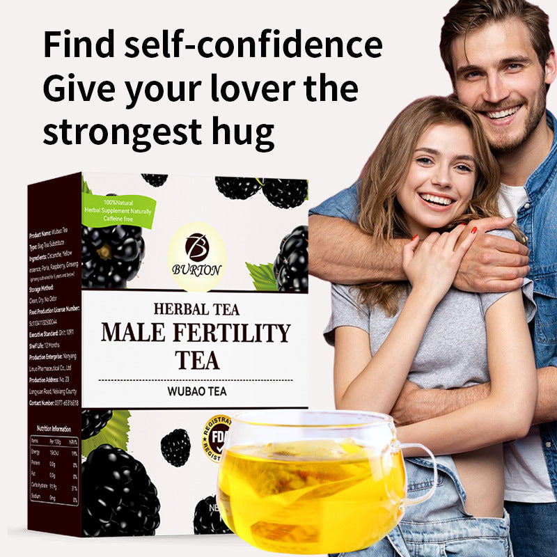 BURION Male Fertility Tea | Herbal Tea for Sperm, Kidney and Reproductive Health
