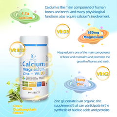Calcium + Magnesium + Zinc + Vitamin D3 Tablet