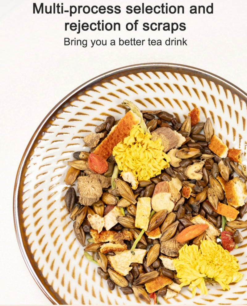 NAVETA Liver Protecting Tea with Chrysanthemum, Cassia Seed, Goji Berry, and Burdock Root (20 packs)