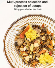 NAVETA Liver Protecting Tea with Chrysanthemum, Cassia Seed, Goji Berry, and Burdock Root (20 packs)