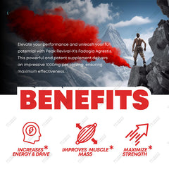 Fadogia Agrestis Capsule (1000mg) | Dietary Supplement for Energy, Muscle Mass, and Strength