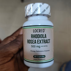 Rhodiola Rosea Extract Capsule | Dietary Supplement for Energy, Performance, Focus, Mood, and Endurance