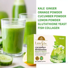 NUGEN Cucumber and Dalandan Beauty Juice with Kale, Ginger and Lemon