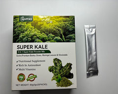 NAVITAS Super Kale Powder with Barley Grass and Moringa Leaves