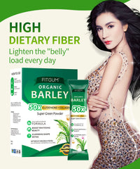 FITGUM Organic Barley Tea Powder with Glutathione and Collagen