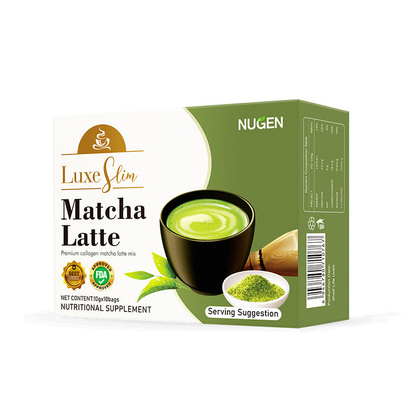 NUGEN Matcha Latte Powder with Premium Collagen