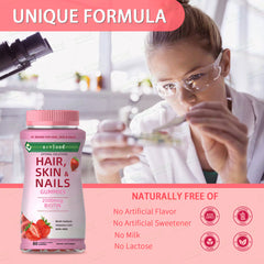 BIYODE Hair, Skin & Nails Gummies (80 gummies)
