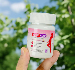 Boric Acid Vaginal Suppositories (30 suppositories, 600mg)