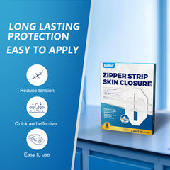 Zipper Strip Skin Closure for Wound Dressing (2 pieces)