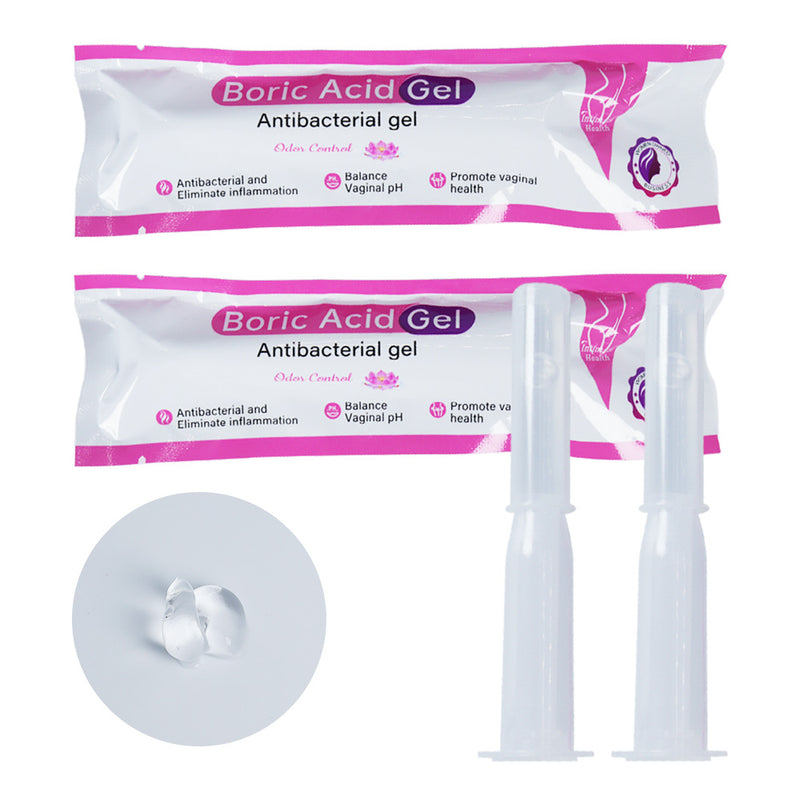 Boric Acid Gel | Antibacterial Gel for Odor, Discharge, Itching, pH Balance, Elasticity, and Vaginal Infections