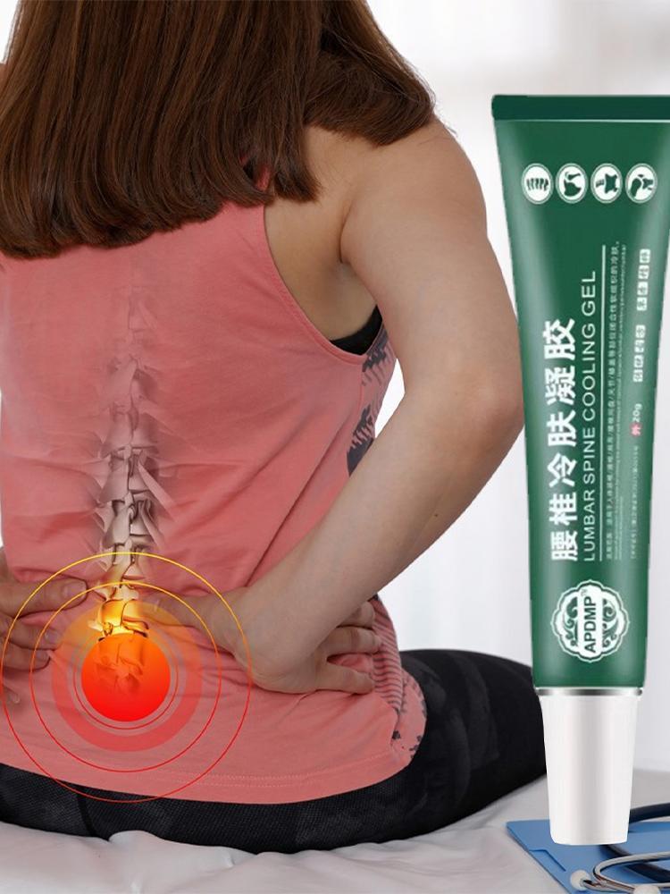 Lumbar Spine Cooling Gel (20 grams) | Topical Gel for Lumbar Strain, Soreness, Numbness and Pain