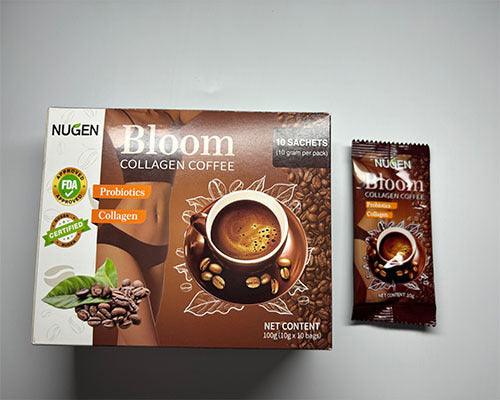 NUGEN Bloom Collagen Coffee with Probiotics and Collagen