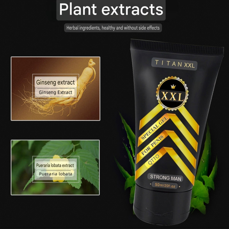 TITAN XXL Special Gel for Penis Enlargement (50ml) | Topical Gel for Bigger, Thicker and Stronger Penis