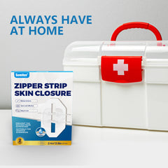 Zipper Strip Skin Closure for Wound Dressing (2 pieces)
