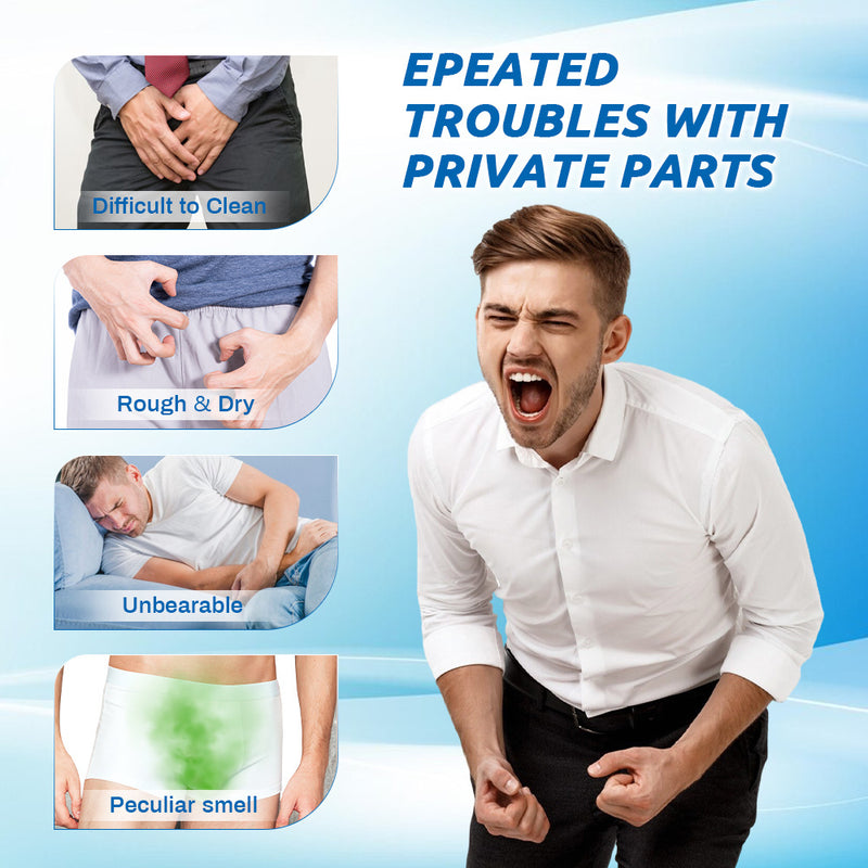 Private Care Mousse for Men (60ml) | Antibacterial and Infection Treatment Mousse for Men