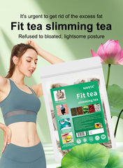NAVETA Fit and Slimming Tea with Lotus Leaf, Winter Melon, Hawthorn, Cassia Seed, and Oolong Tea (20 packs) | Herbal Tea for Dieting, Liposuction, and Weight Loss