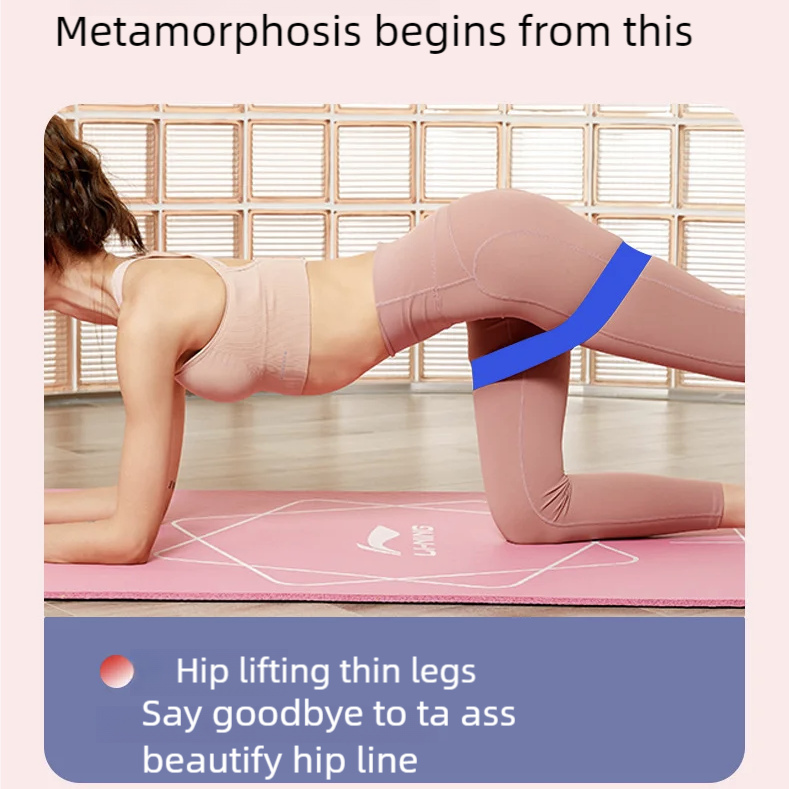 5-in-1 Resistance Loop Bands with Free Pouch (5 pieces: X-Light, Light, Medium, Heavy, and X-Heavy)