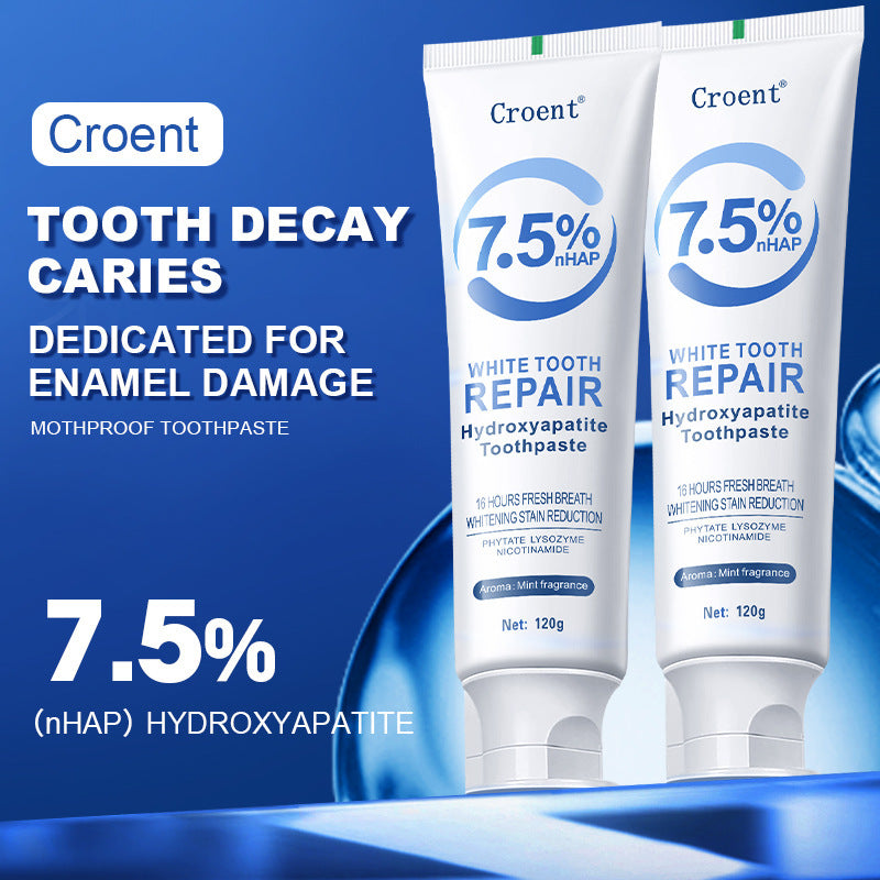 CROENT 7.5% Hydroxyapatite Whitening Toothpaste