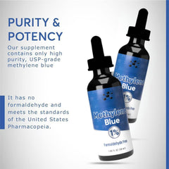 Methylene Blue Liquid Drops (1%, 50ml, Formaldehyde Free)