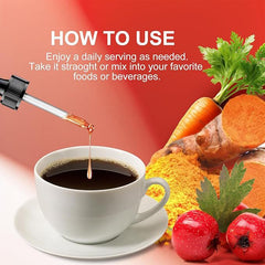 VASCU FLOW Cayenne Pepper Liquid Drops with Hawthorn, Beet Root, Turmeric, and Vitamins K2 & D3 (60ml)
