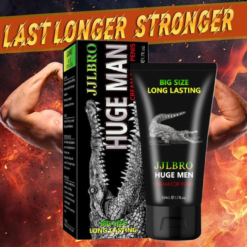 JJLBRO Huge Men Cream for Penis Enlargement (50ml) | Topical Cream for Bigger Penis, Longer Sex, and Sexual Confidence