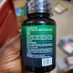 16-in-1 Sea Moss Blend Capsule (19445mg) — Sea Moss, Black Seed Oil, Ashwagandha, Ginseng, Burdock Root, Turmeric, Vitamin D3, Manuka Honey, Dandelion, Elderberry, ACV, Bladderwrack, Vitamin C, Chlorophyll, Yellow Dock and Black Pepper