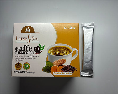 NUGEN Caffe Turmerico Drink with Lemon and Collagen | Turmeric Coffee Drink