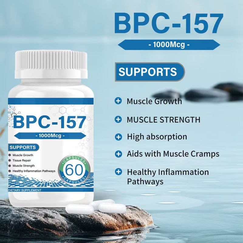 BPC-157 Capsules (1000mcg) | Dietary Supplement for Muscle Growth, Tissue Repair, Muscle Strength, and Health Inflammation