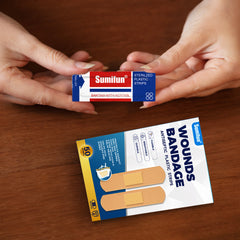 Wounds Bandage (50 strips) | Flexible, Breathable and Durable Antiseptic Plastic Strips