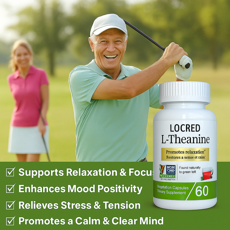 L-Theanine Capsule (200mg) | Dietary Supplement for Stress, Mood, Relaxation, and Concentration