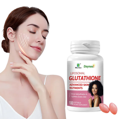 Liposomal Glutathione Capsule with Sunflower Lecithin, Vitamin E, and Riboflavin (100 softgels, 500mg L-Glutathione)