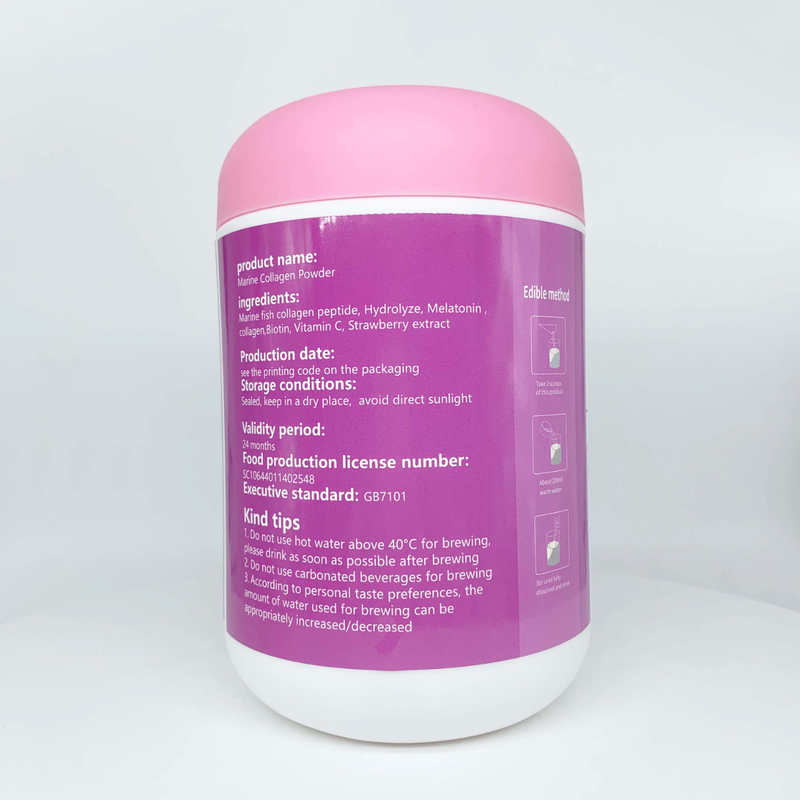 DUOZI Marine Collagen Powder with Biotin, Vitamin C, and Melatonin (508g size)