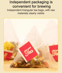 NAVETA Liver Protecting Tea with Chrysanthemum, Cassia Seed, Goji Berry, and Burdock Root (20 packs)